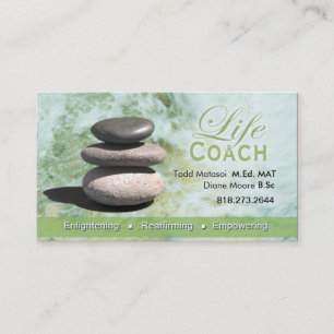 Life Coach II Personal Goals Spiritual Counseling Business Card