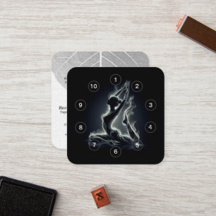 Life Coach One-legged King Pigeon Yoga Class Pass Loyalty Card