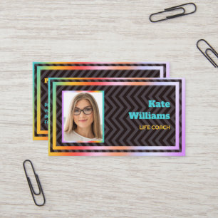 Life Coach Photo Business Card