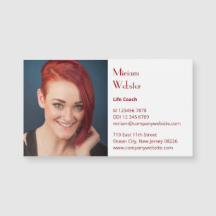 Life Coach Professional Business Card Magnet