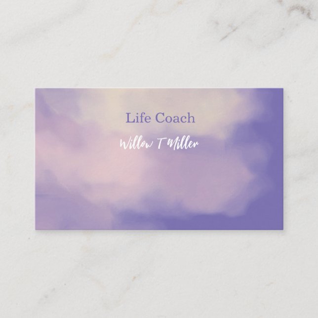 Life Coach, Reiki, Healer, Yoga, Business Cards (Front)