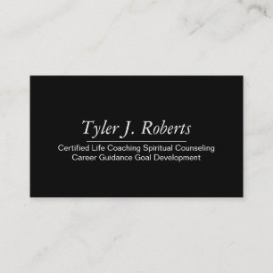 Life Coach Spiritual Counseling Career Guidance Business Card