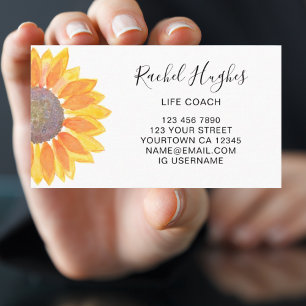 Life Coach Stylish Business Card