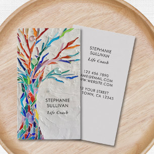 Life Coach Tree Of Life Business Card