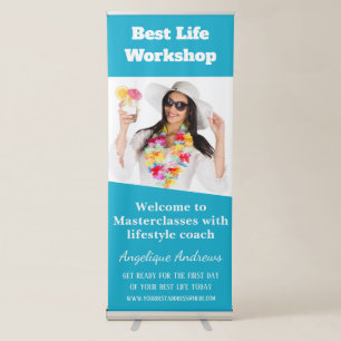 Life Coach Workshop Retractable Banner