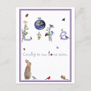 Life: Coming to our home soon-baby shower invite