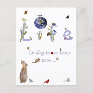 Life: Coming to our home soon-baby shower invite