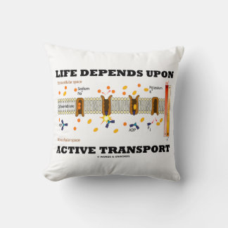Life Depends Upon Active Transport Na-K Pump Cushion