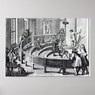 Life drawing class, 1739 poster