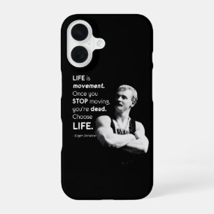 Life - Eugen Sandow Bodybuilding Motivational iPhone 16 Case