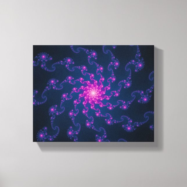 Life Flower Fractal Art Canvas Print (Front)