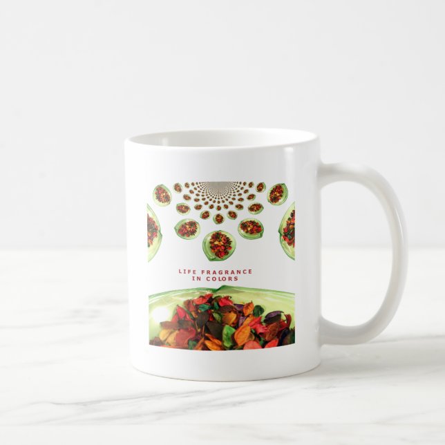 Life Fragrance in colour potpourri Coffee Mug (Right)