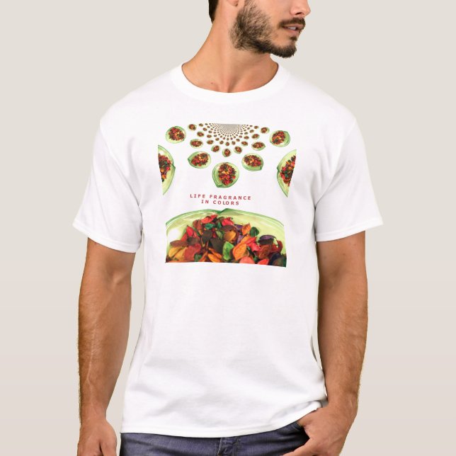 Life Fragrance in colour T-Shirt (Front)
