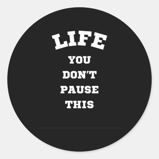 Life Game Sticker  (Front)