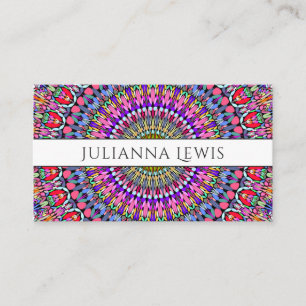 Life Garden Mandala Business Card