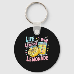 Life Gave Me Some Lemons But My Jesus He Be Makin  Key Ring