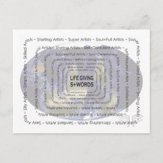 Life Giving S+Words Postcard
