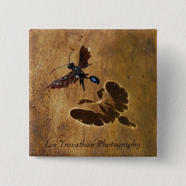 Life Goes On - Customised 15 Cm Square Badge (Front)