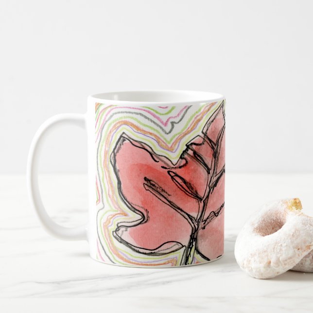 Life Goes On design on a Mug / Cup (With Donut)