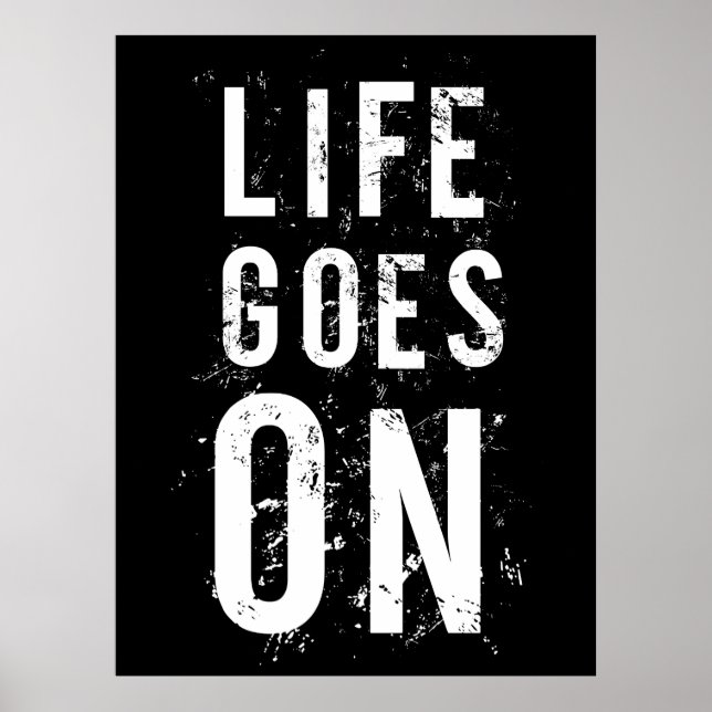 Life Goes On Poster (Front)