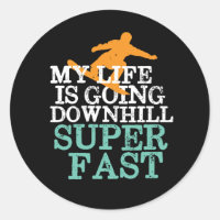 Life Going Downhill Super Fast Funny Snowboarding