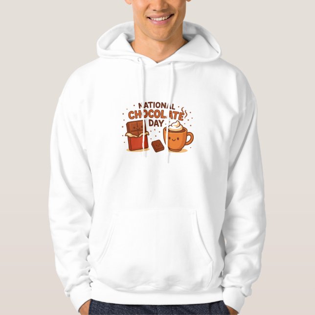 Life Happens, Chocolate Helps  Hoodie (Front)