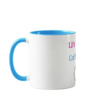 Life Happens, Coffee Helps Funny Coffee Lover