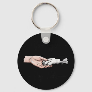Life happens dogs help dog lover dog owner key ring