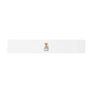 Life Happens Vizslas Help Cartoon Invitation Belly Band