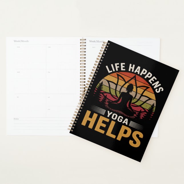 Life Happens Yoga Helps Planner (Display)