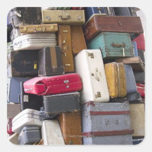 Life has a lot of baggage 2 square sticker