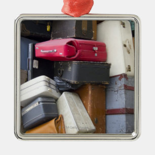 Life has a lot of baggage metal tree decoration