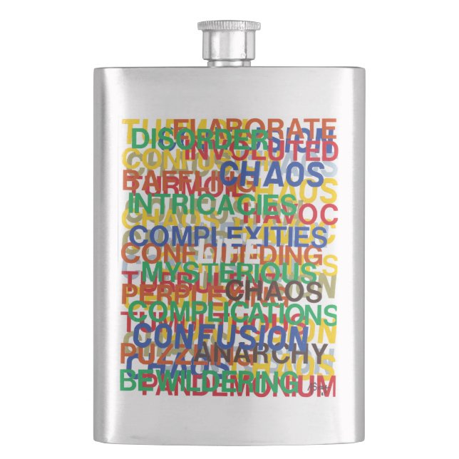 Life Hip Flask (Front)