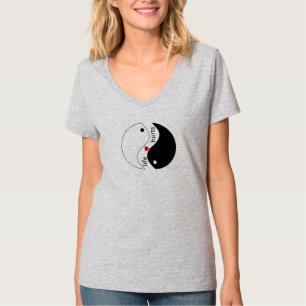 Life hurts, heart, yin-yang symbol, Embrace Life T-Shirt