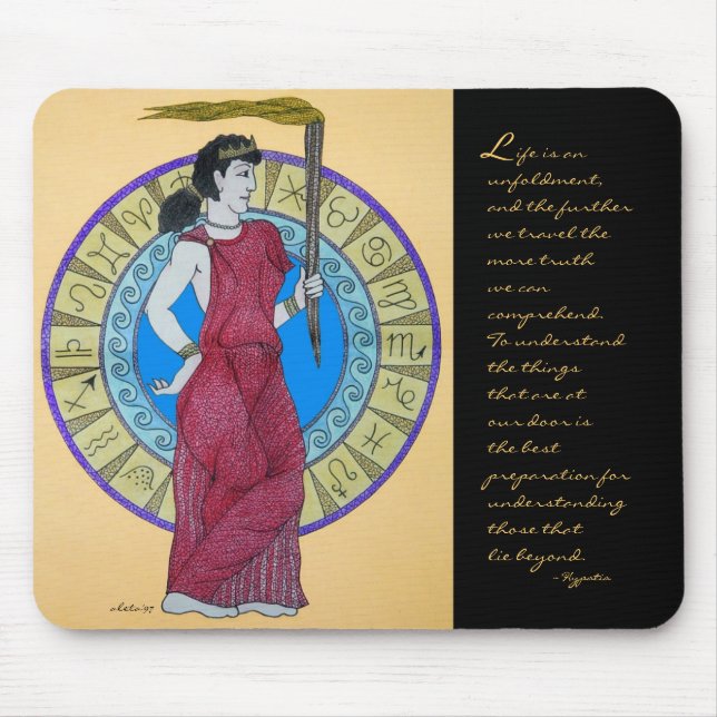 Life ~ Hypatia Mouse Mat (Front)