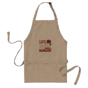 Life I Better With A Burger Standard Apron