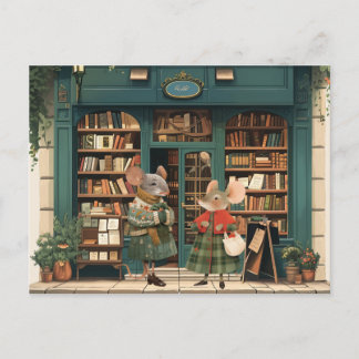 Life in Mice Town - Aunt Tiff & Mrs. Blume Postcard