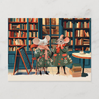 Life in Mice Town - Booklovers Chitchat Postcard