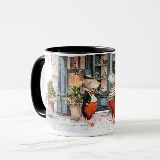 Life in Mice Town - Coffee Talks Mug (Front Left)