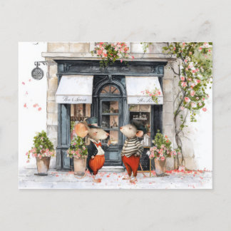 Life in Mice Town - Coffee Talks Postcard