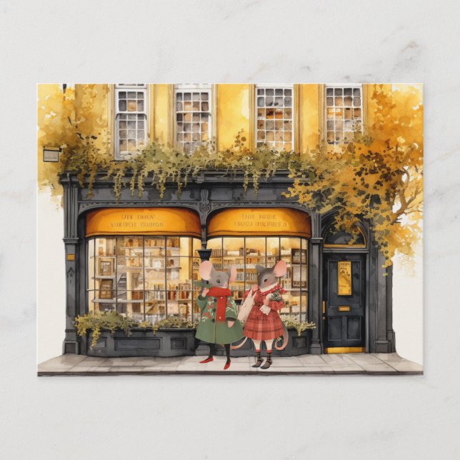 Life in Mice Town - Girls' Day Out Postcard (Front)