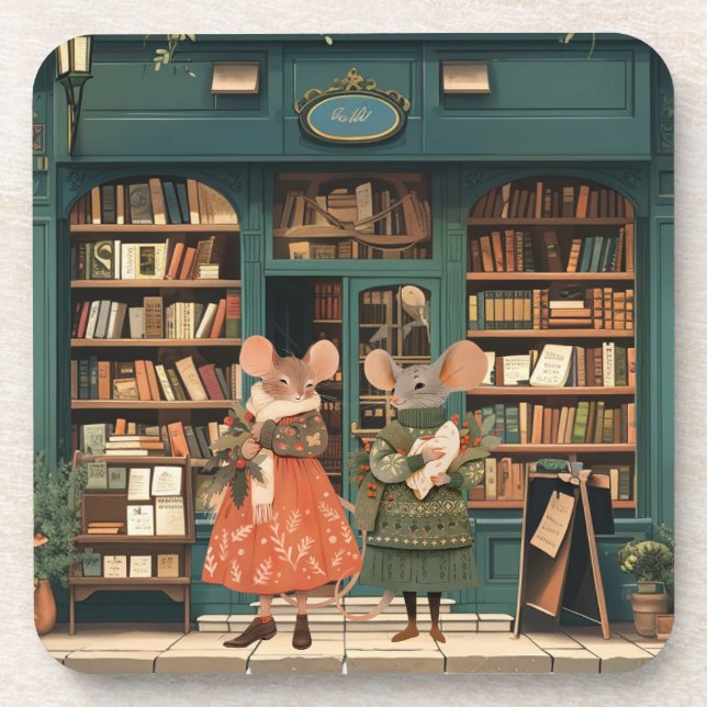 Life in Mice Town - Ms. Otis & Ms. Luna Coaster (Front)