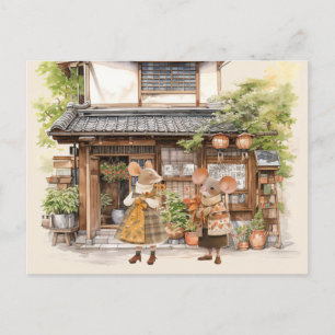 Life in Mice Town Series Postcard
