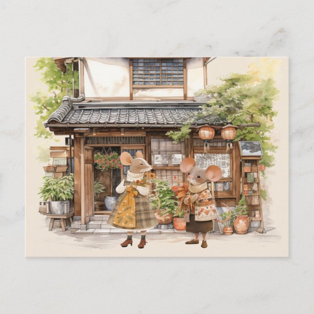 Life in Mice Town Series Postcard (Front)