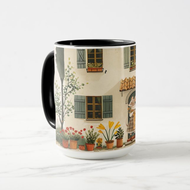 Life in Mice Town - Summer Vacation Mug (Front Left)