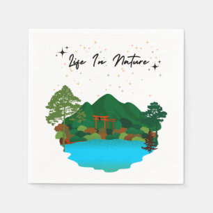 Life In Nature Paper Napkin