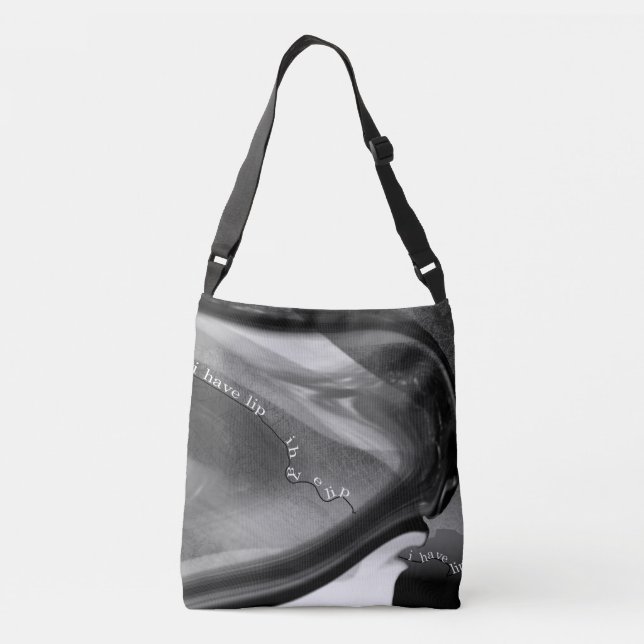 Life in Progress Leggings Crossbody Bag (Back)
