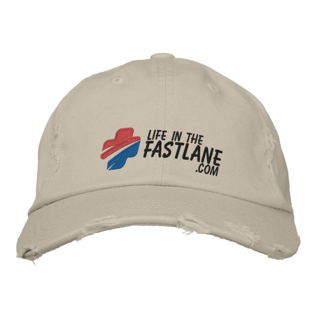Life in the Fast Lane Hat (Light) (Front)