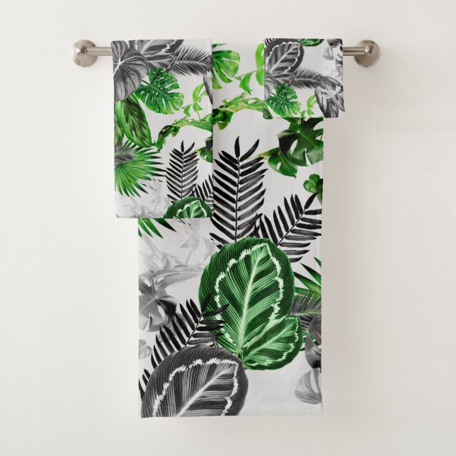 Life In The Tropics Bath Towel Set (Insitu)