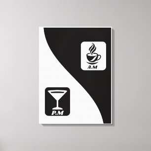 life in two moods canvas print